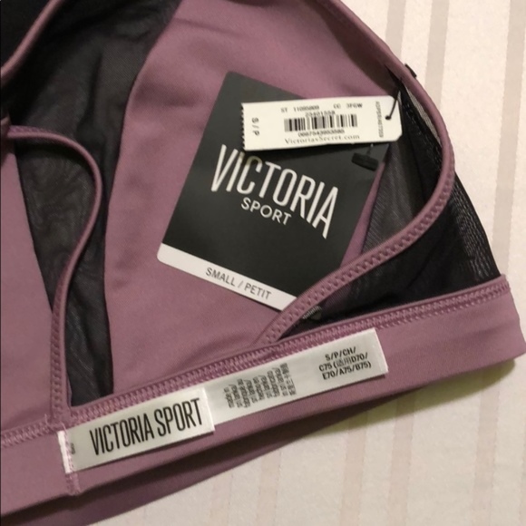 New VS VSX High Neck Mesh Sports Bra - Picture 7 of 8